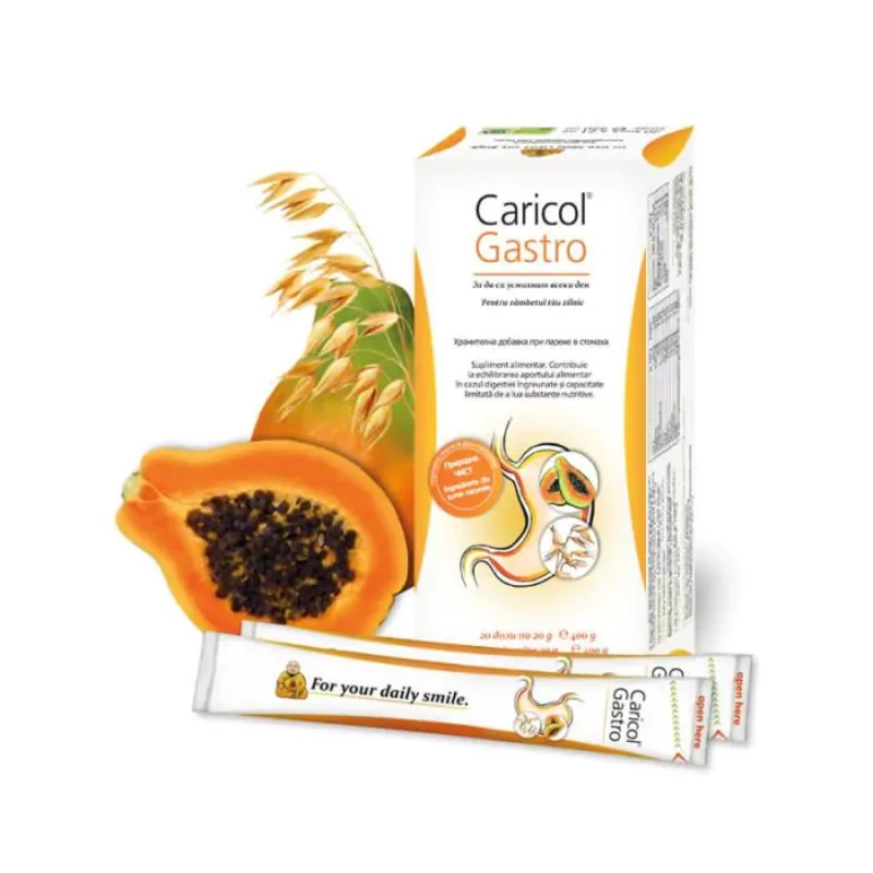 Карикол Гастро сашета при киселини и дразнене в стомаха х20