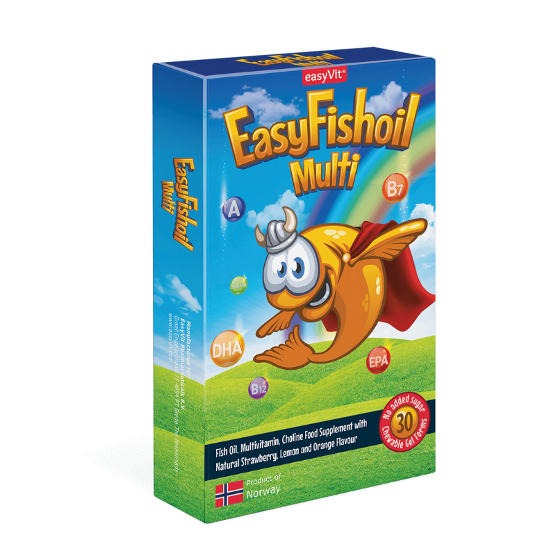EasyFishoil Мултивитамини таблетки за дъвчене х 30