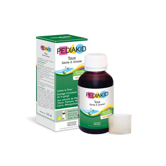 Педиакид сироп за деца при суха и влажна кашлица 125 мл