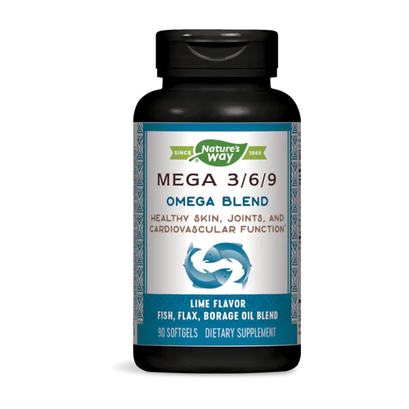 Мега 3-6-9 омега бленд капсули за кожа стави и сърце х90 Nature&#039;s Way