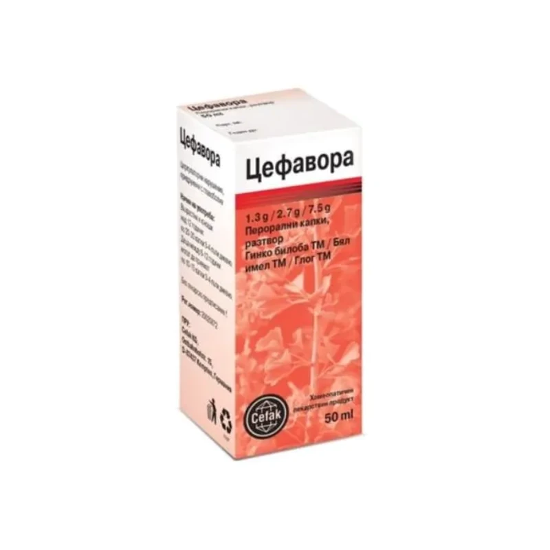 Цефавора капки за памет и концентрация 50мл