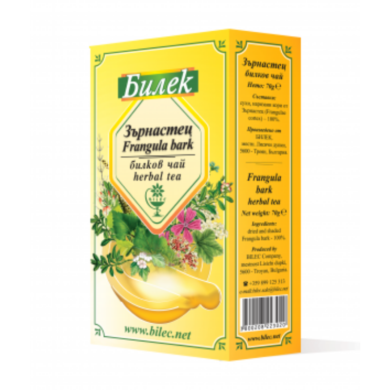 Чай кора от зърнастец 70гр - пакет Билек