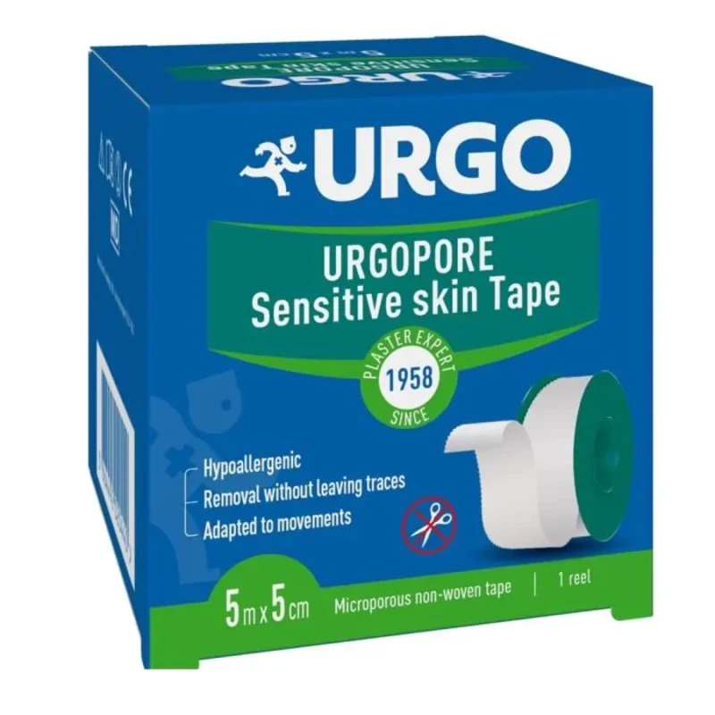 Ургопор лейкопласт 5м/5см зелен