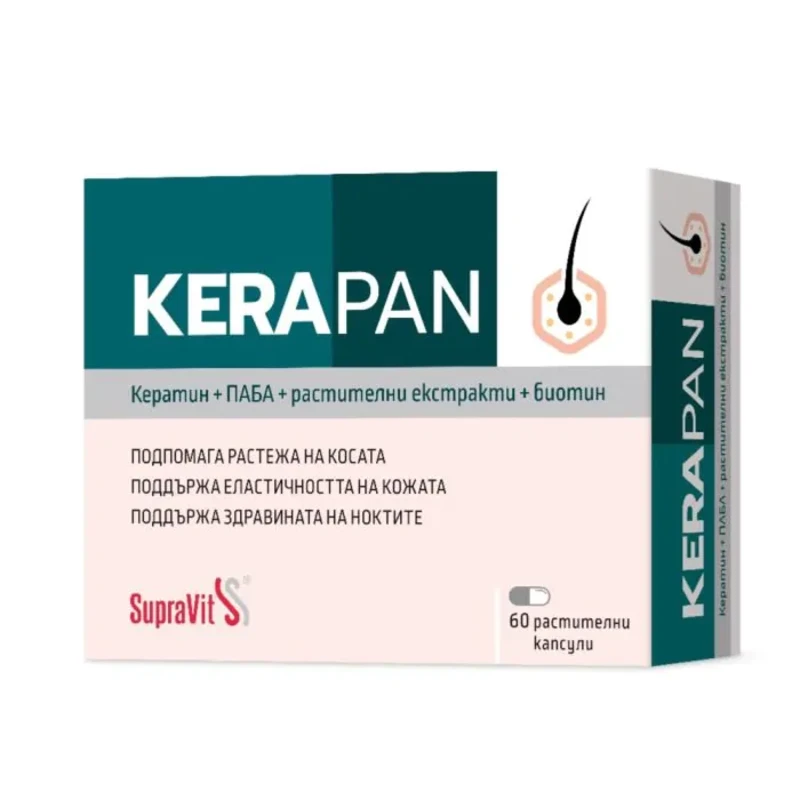 Суправит Керапан за коса, кожа и нокти капсули х 60
