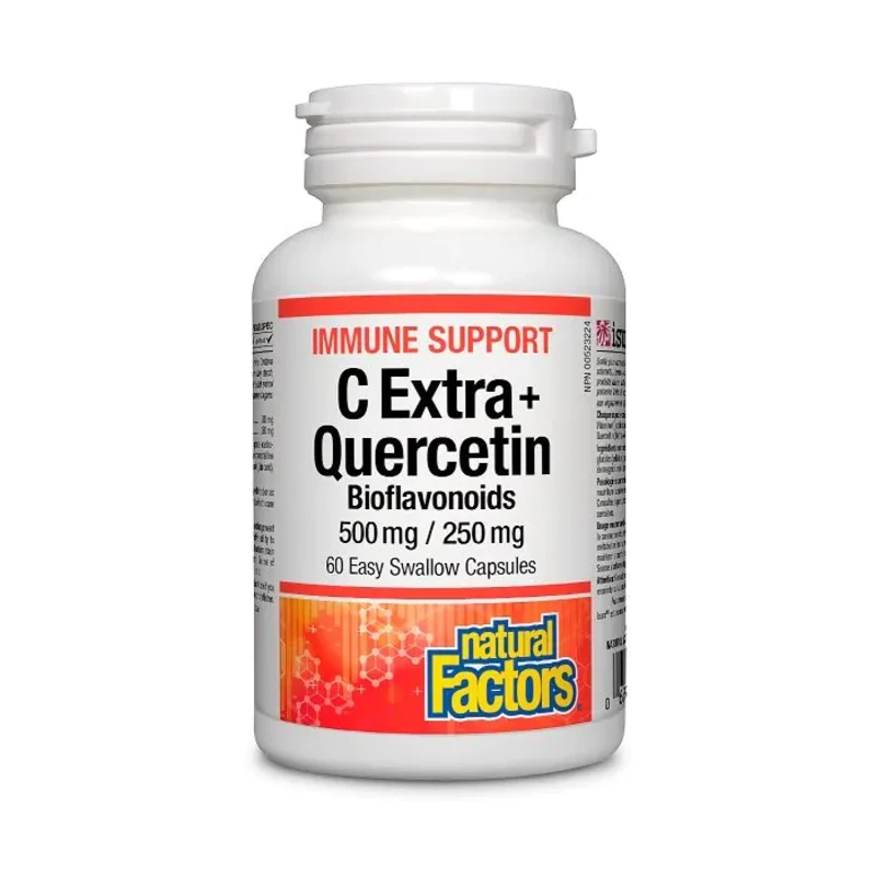 Кверцетин 250мг + витамин C 500мг х60 Natural Factors