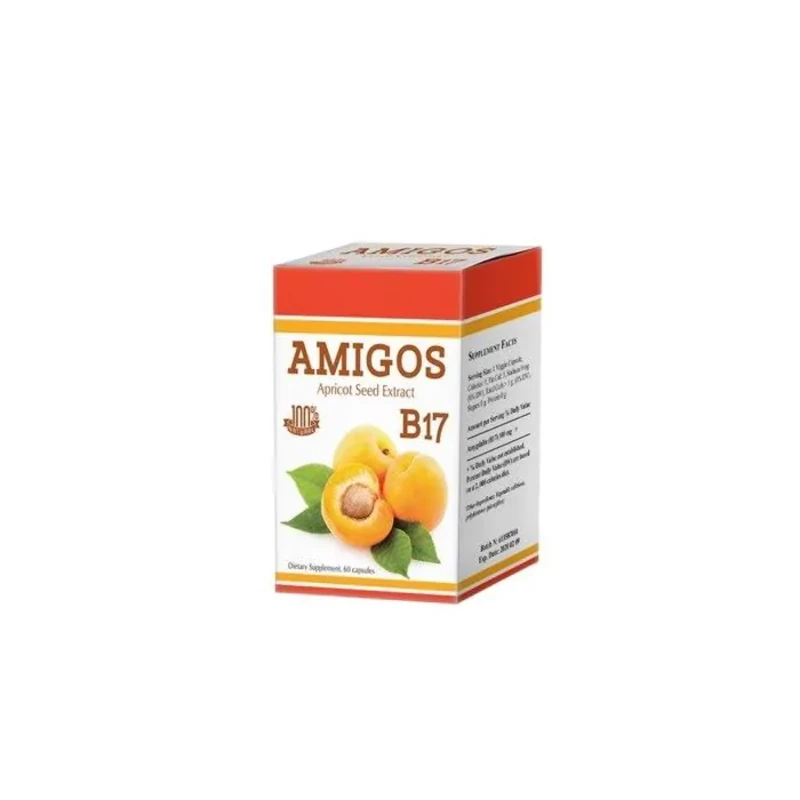 Амигос витамин В17 капсули за имунната система 100мг х60