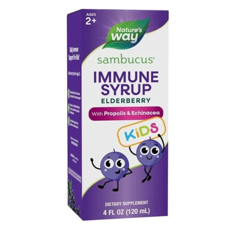 Самбукус за деца /органик /сироп за силен имунитет 120мл Nature&#039;s Way