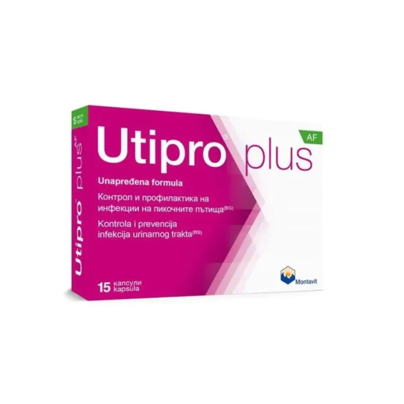 Утипро Плюс АФ при урологични инфекции капсули х 15 Montavit