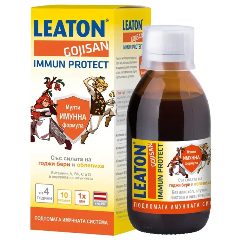 Леатон Годжисан сироп за имунитет 240мл