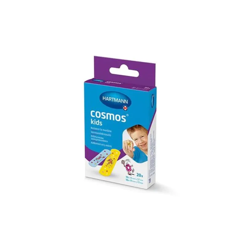 Cosmos kids водоустойчив пластир за малки рани х20 530650 Hartmann