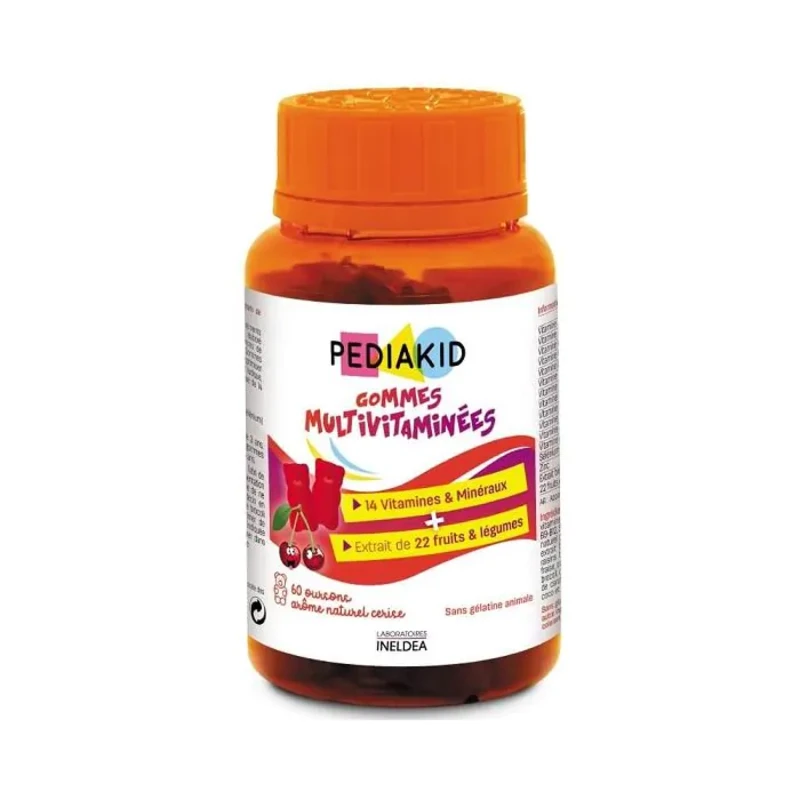 Педиакид дъвчащи мечета с мултивитамини х60