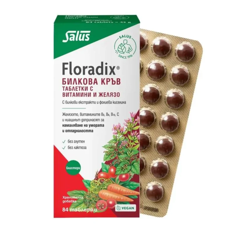 Билкова кръв с желязо таблетки при дефицит на желязо х84