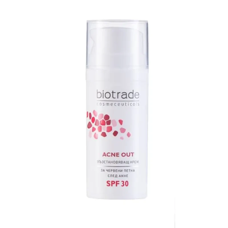 Акне аут възстановяващ крем 30мл biotrade
