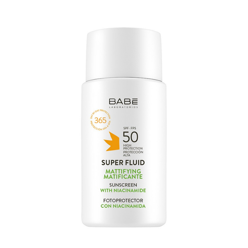 Babe super fluid матиращ слънцезащитен флуид SPF50 50мл