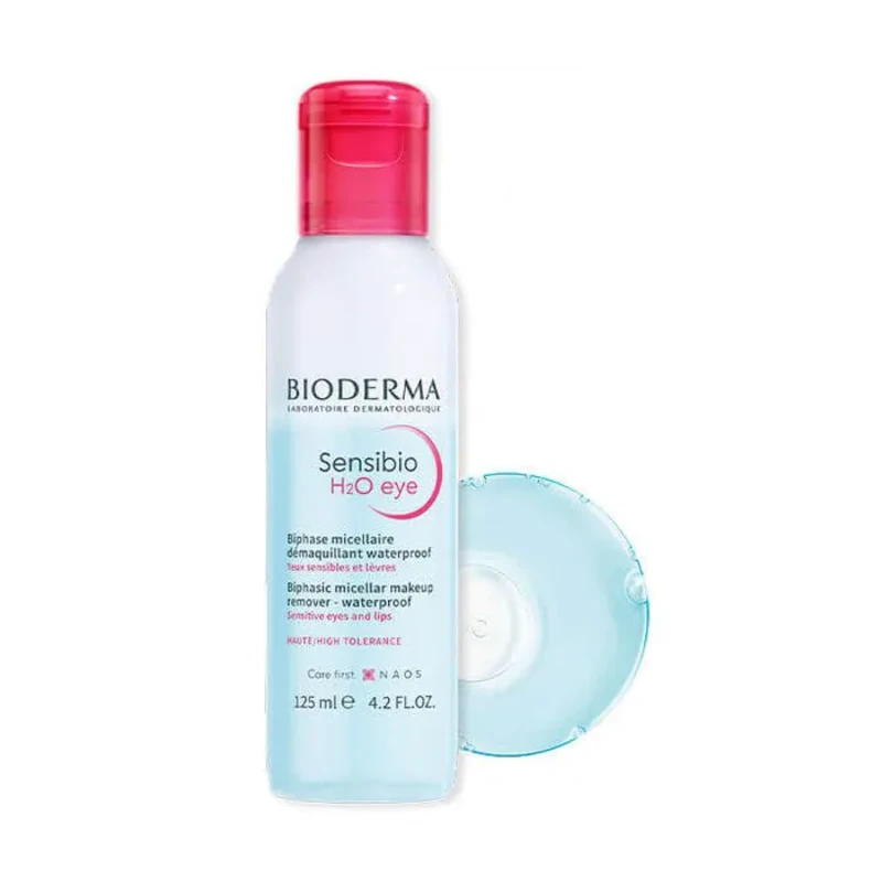 Bioderma sensibio eye H2O двуфазна мицеларна вода 125мл