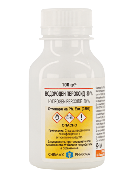 Кислородна вода 3% 100мл химакс